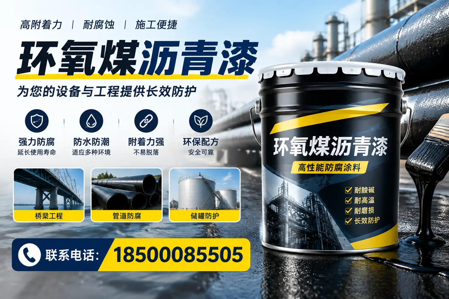 环氧煤沥青漆与其他涂料的对比分析，助力海东企业决策